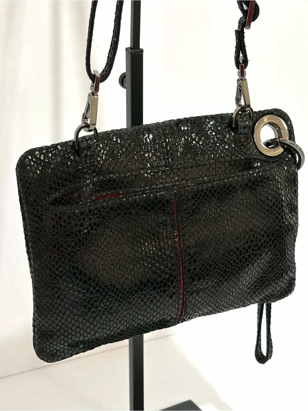 Hammitt Nash Small In After Midnight Snake 🐍 With Gunmetal Hardware